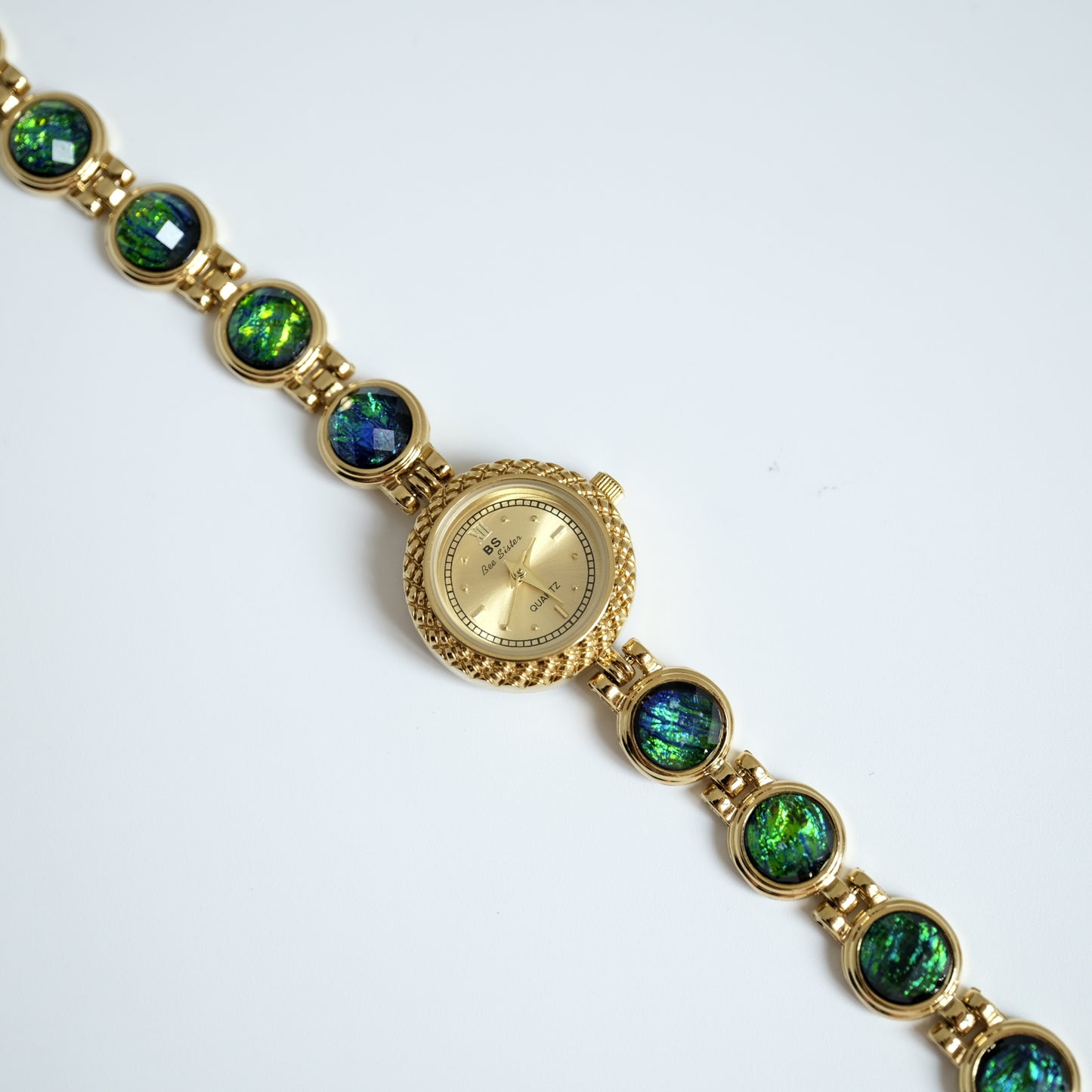Dainty Green Marble Watch