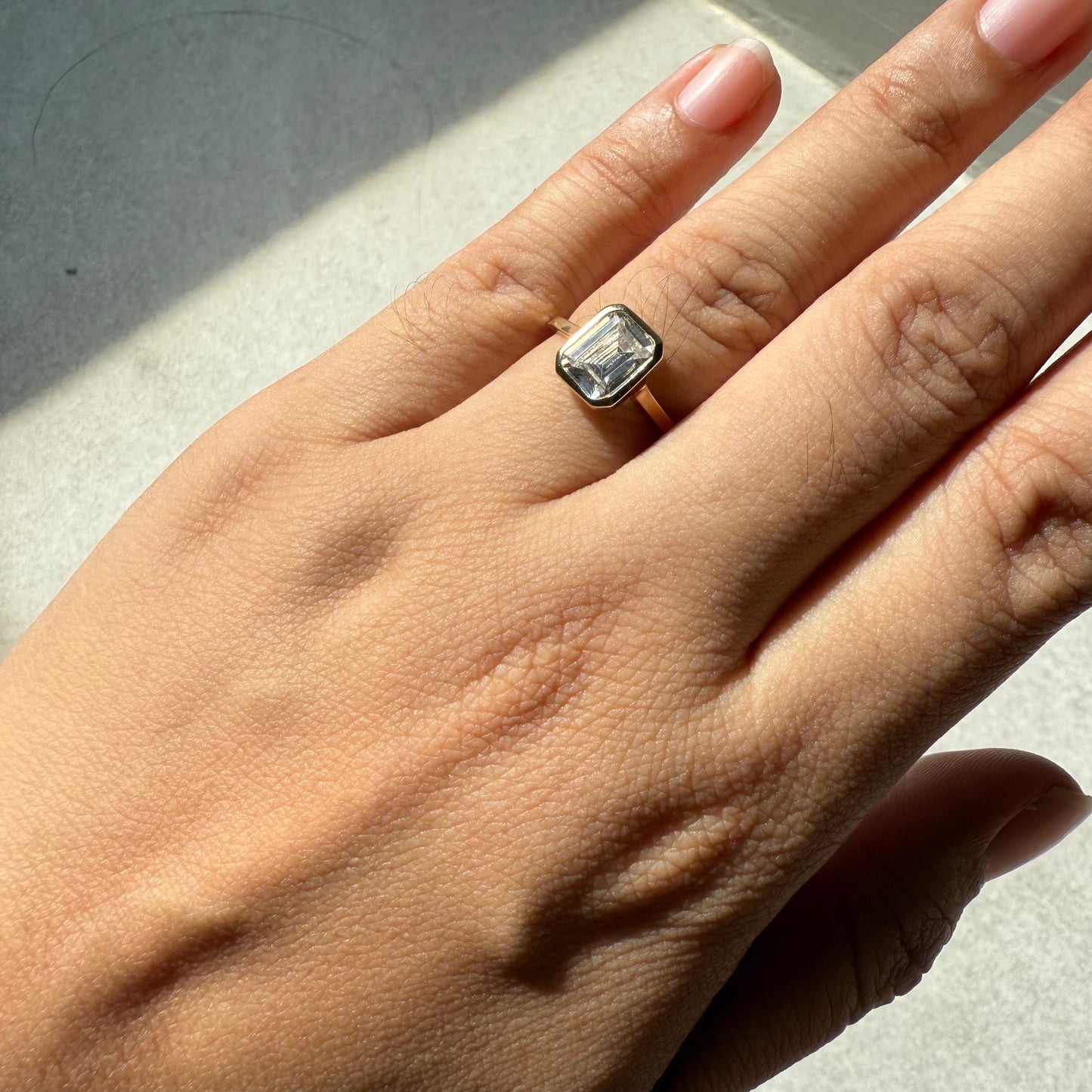 "Coco" Baguette Cut Ring