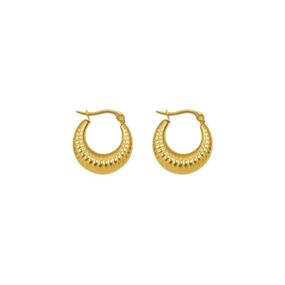 Croissant Gold Earrings