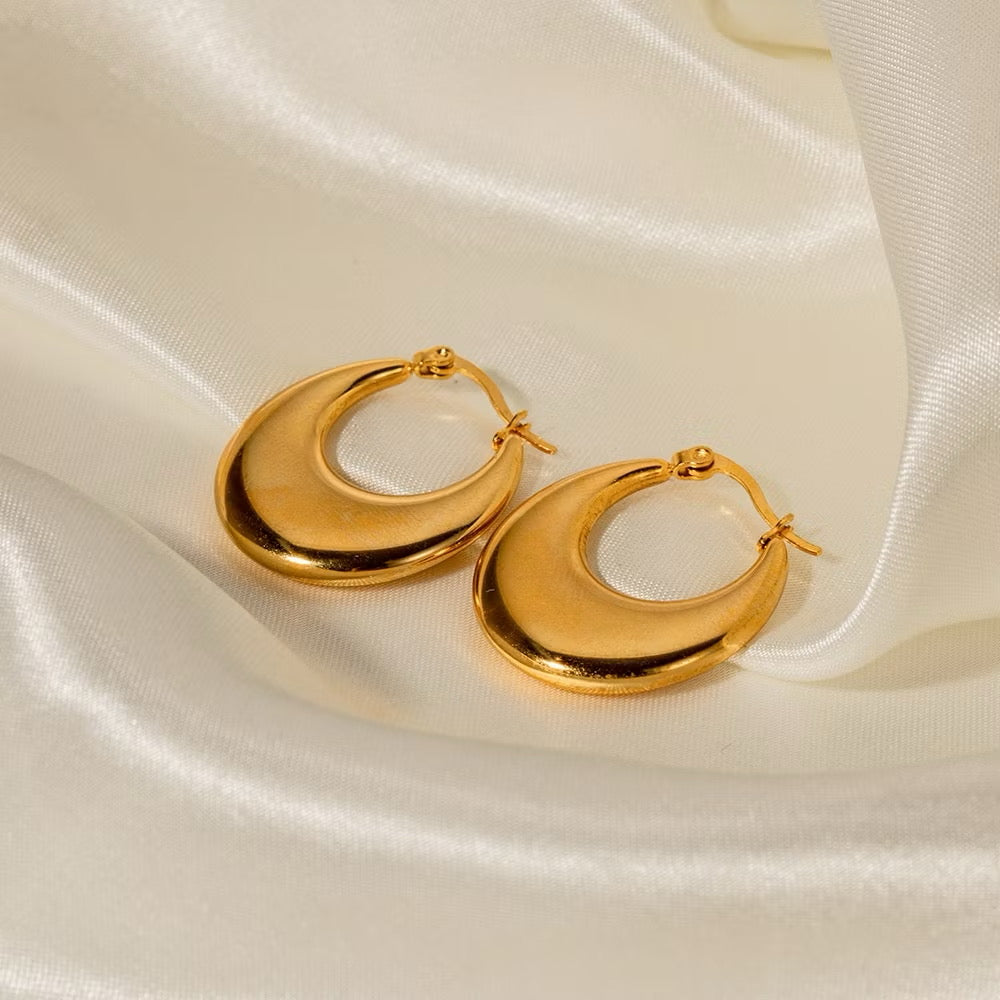 Chunky Hoop Earrings