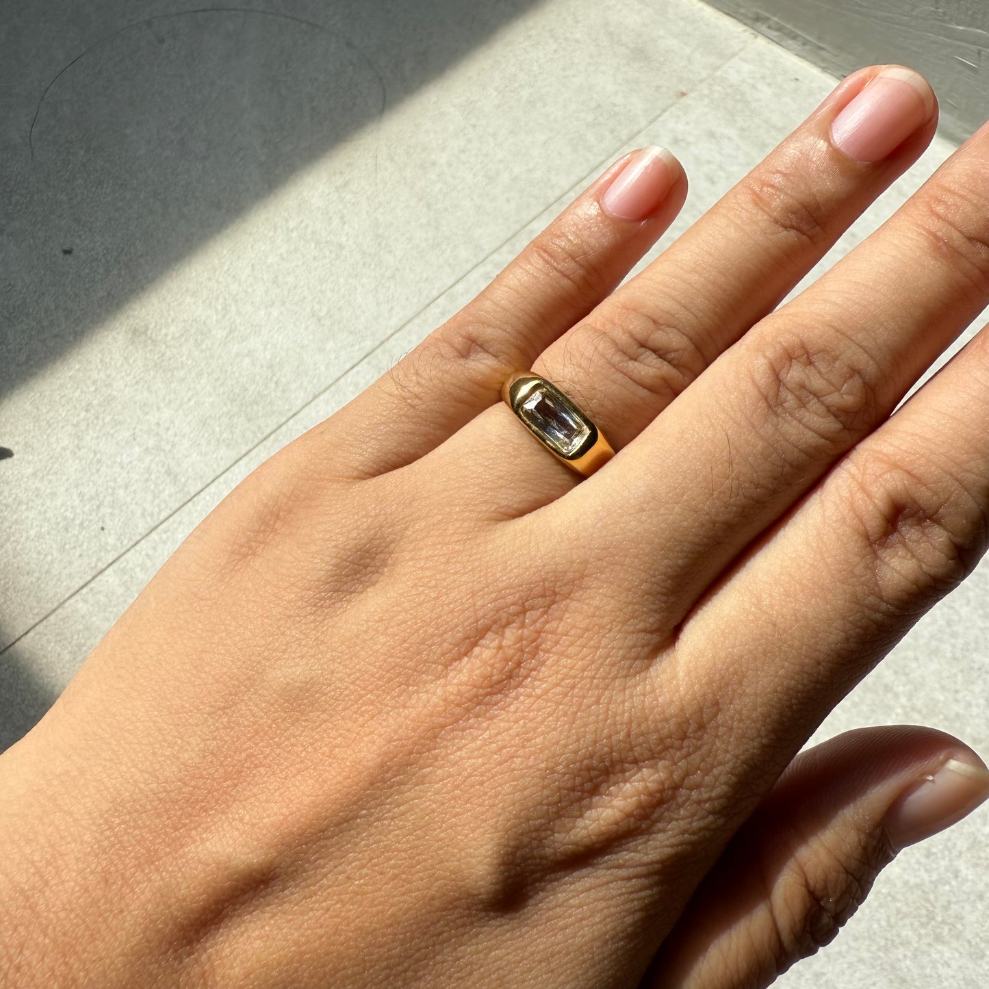 "Zeus" Baguette Cut Ring