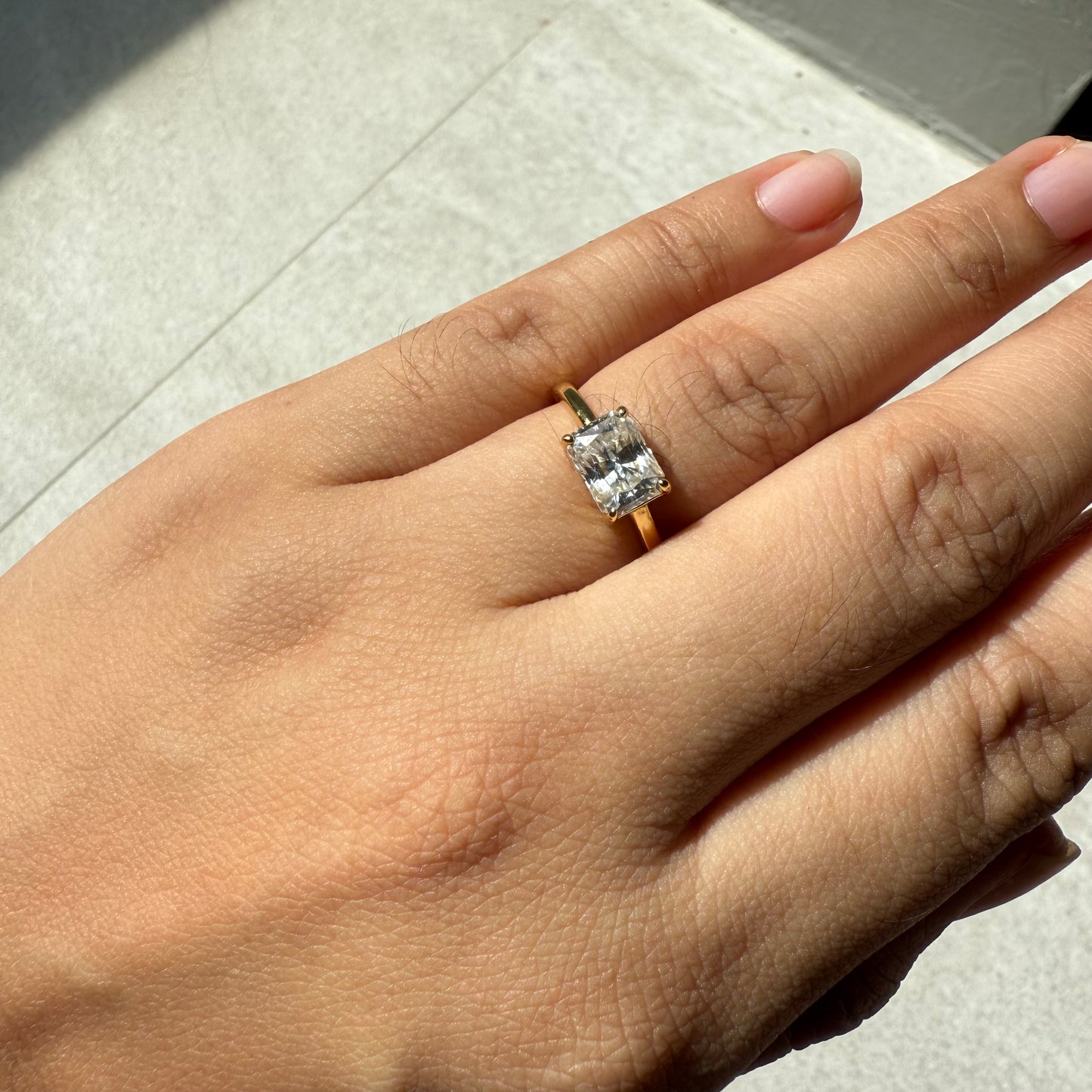 "Artha" Baguette Cut Ring