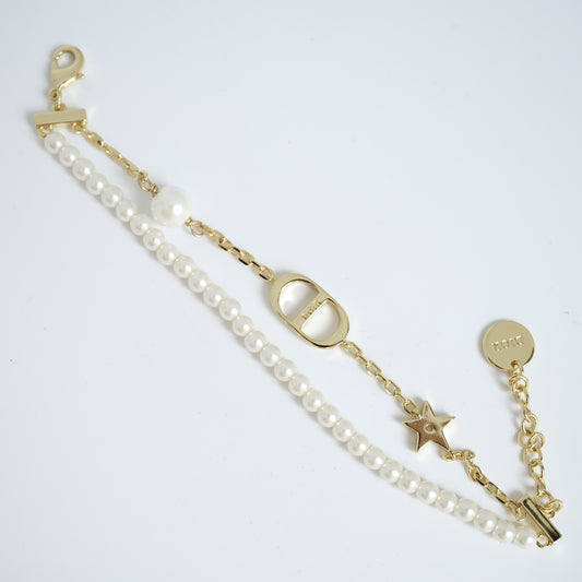 Christian Dior Pearl Beaded Bracelet