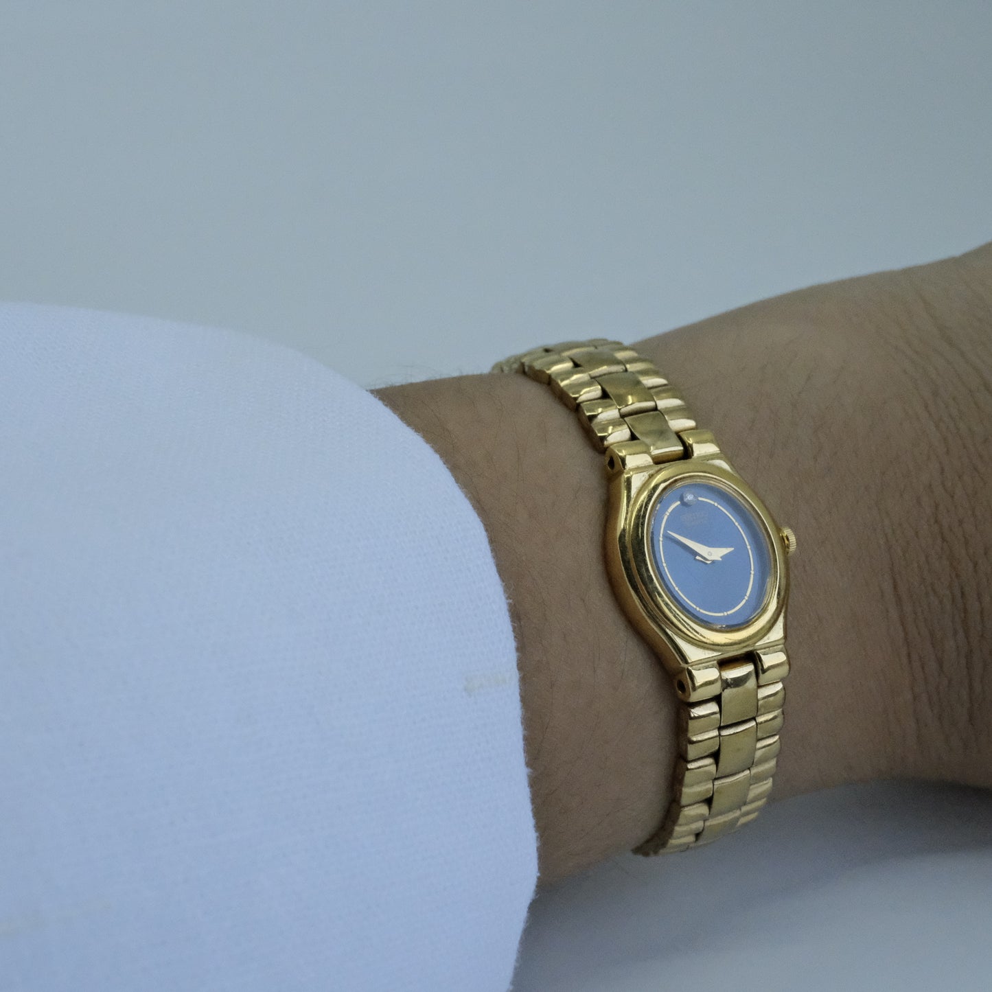 Seiko Dainty Diamond Blue Dial Watch